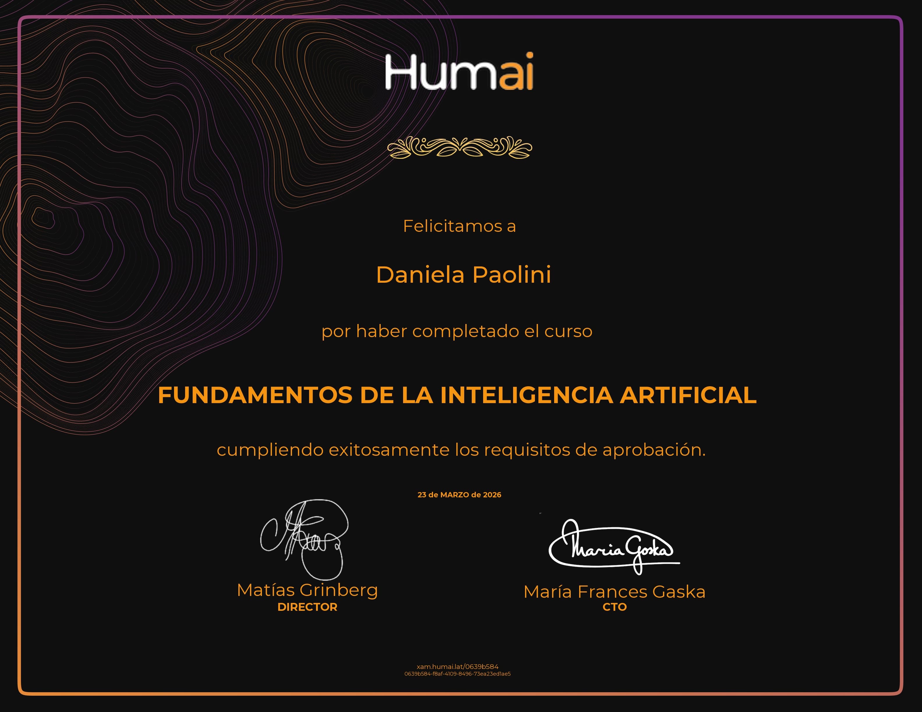 Certificado