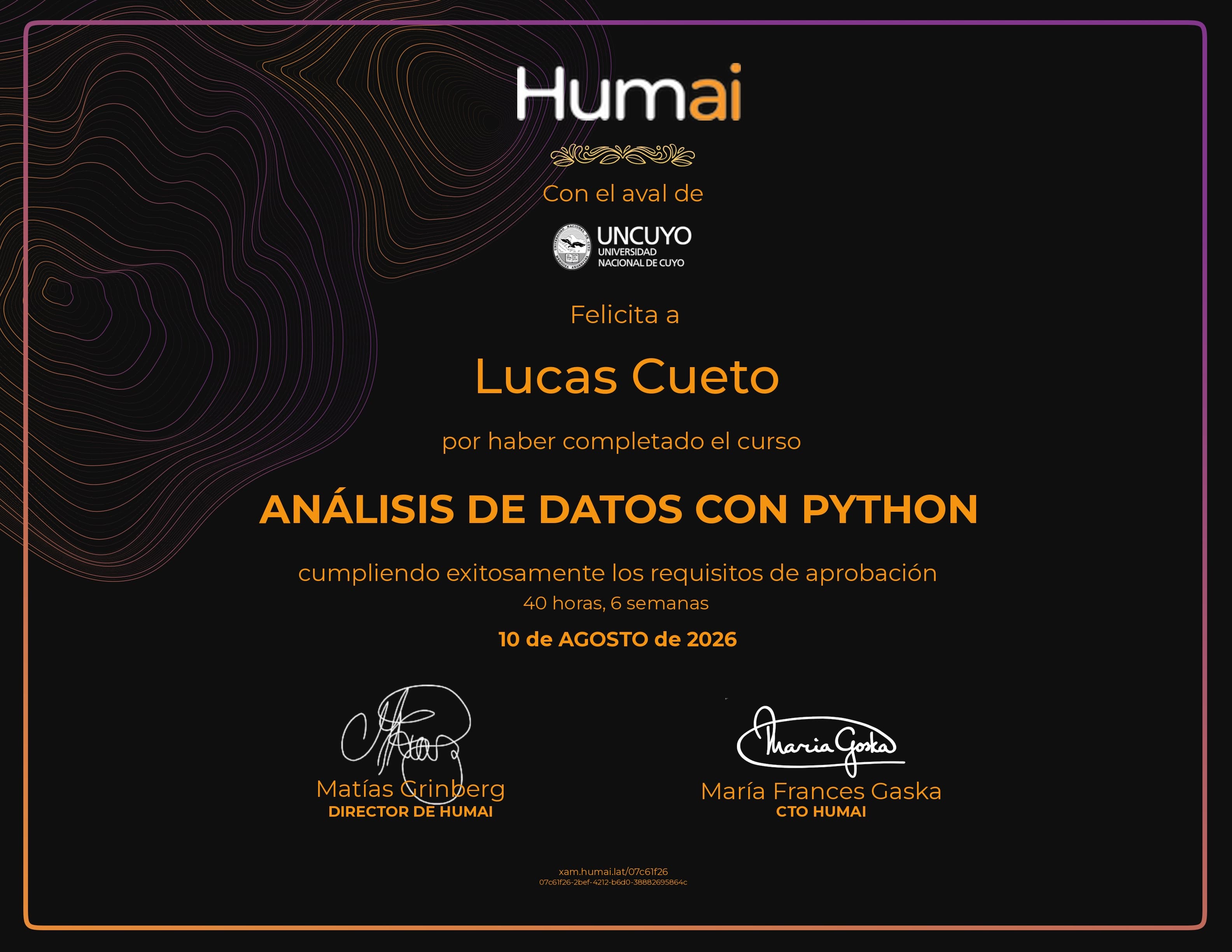 Certificado