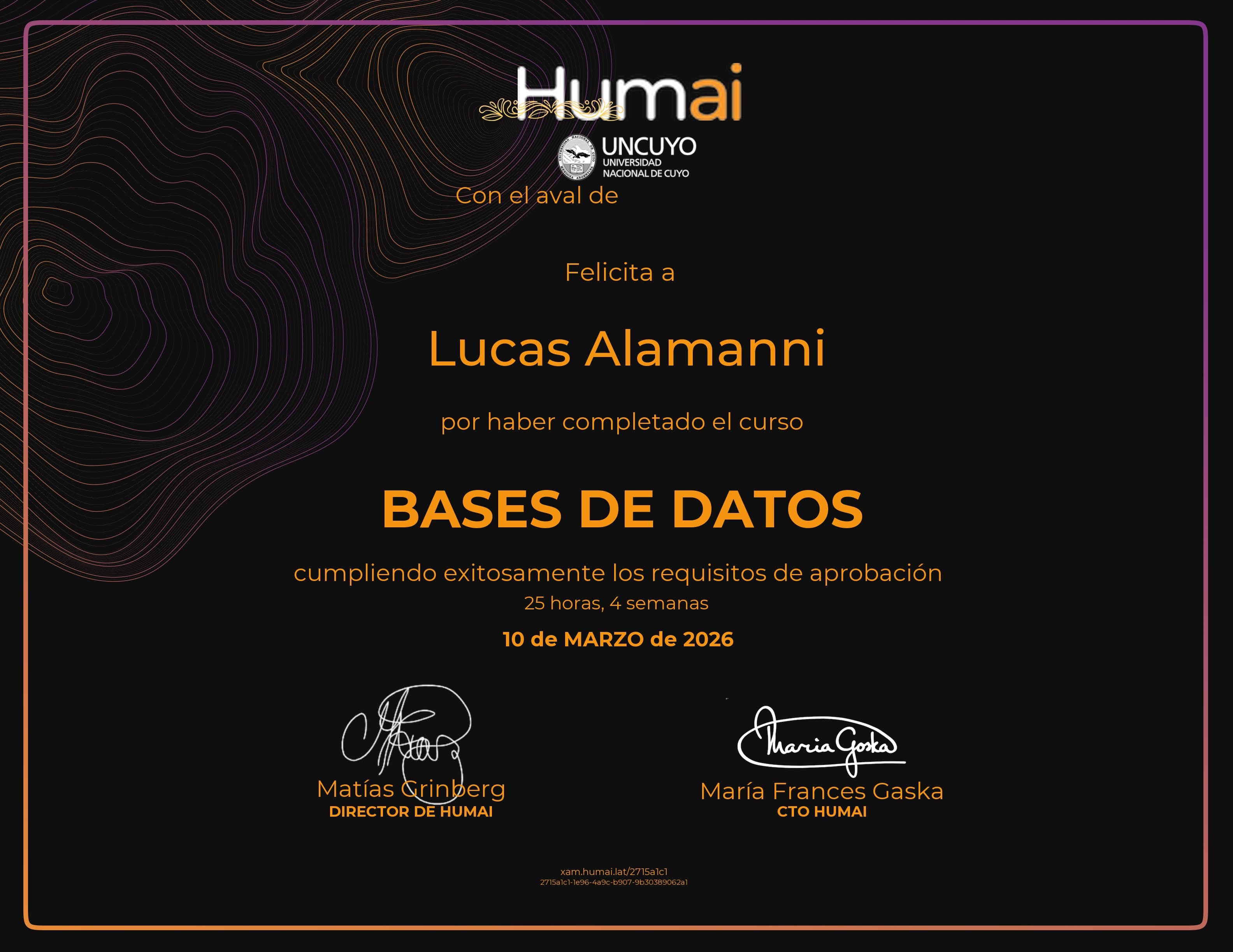 Certificado