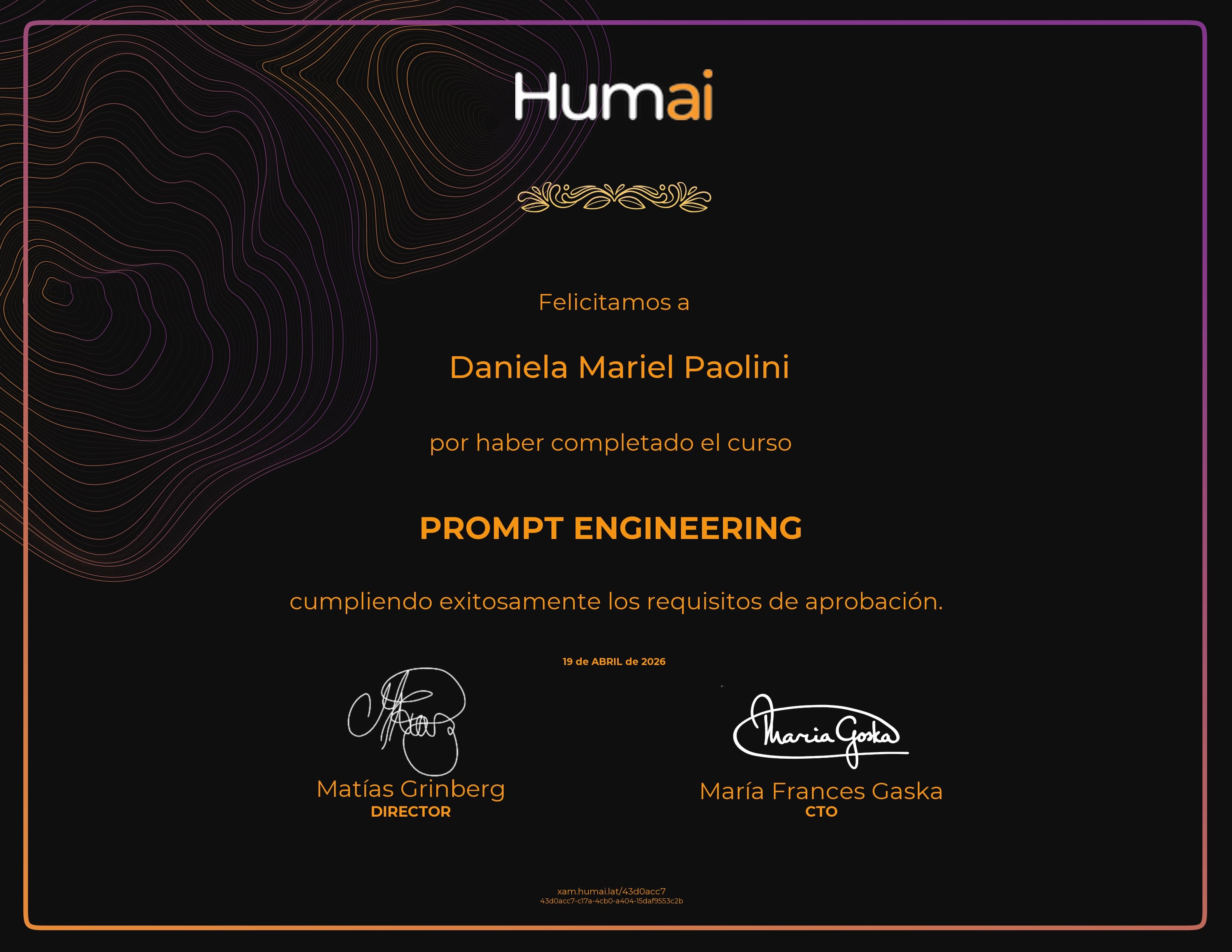 Certificado