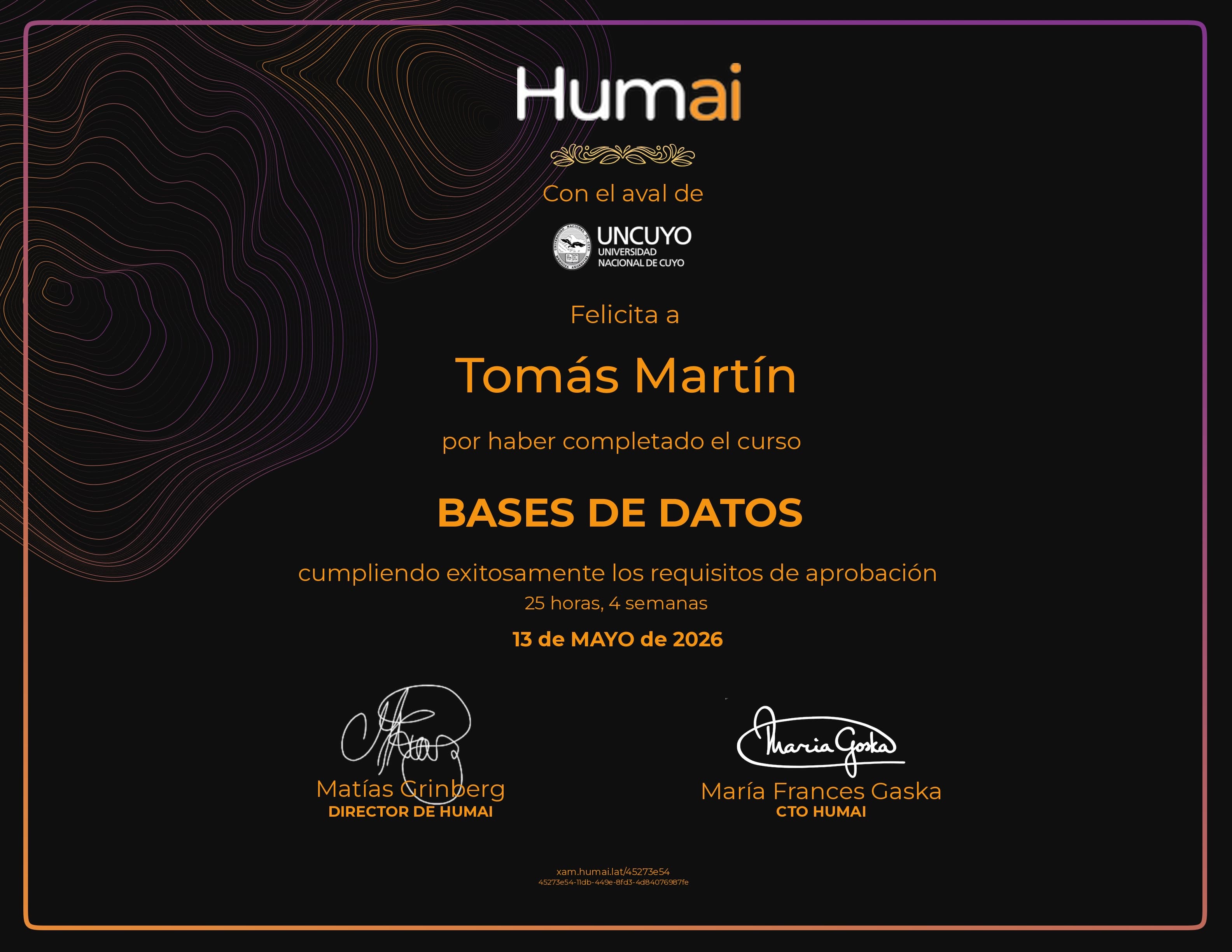Certificado