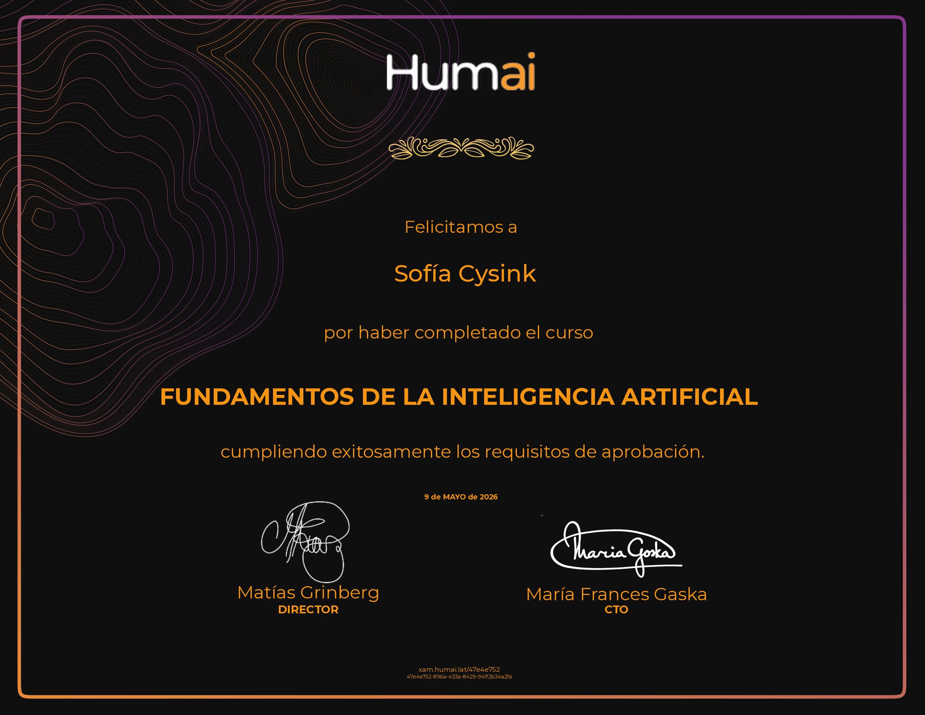 Certificado