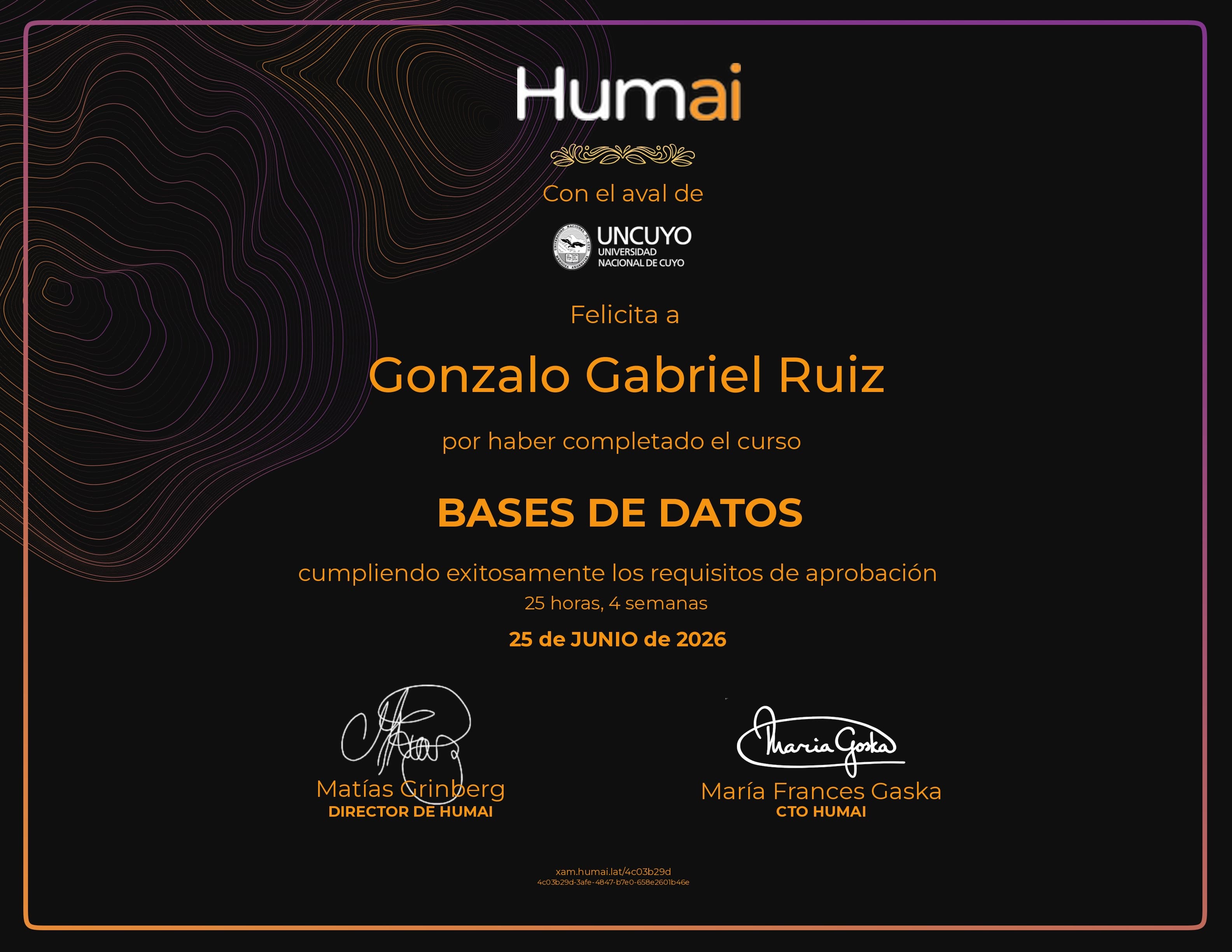 Certificado