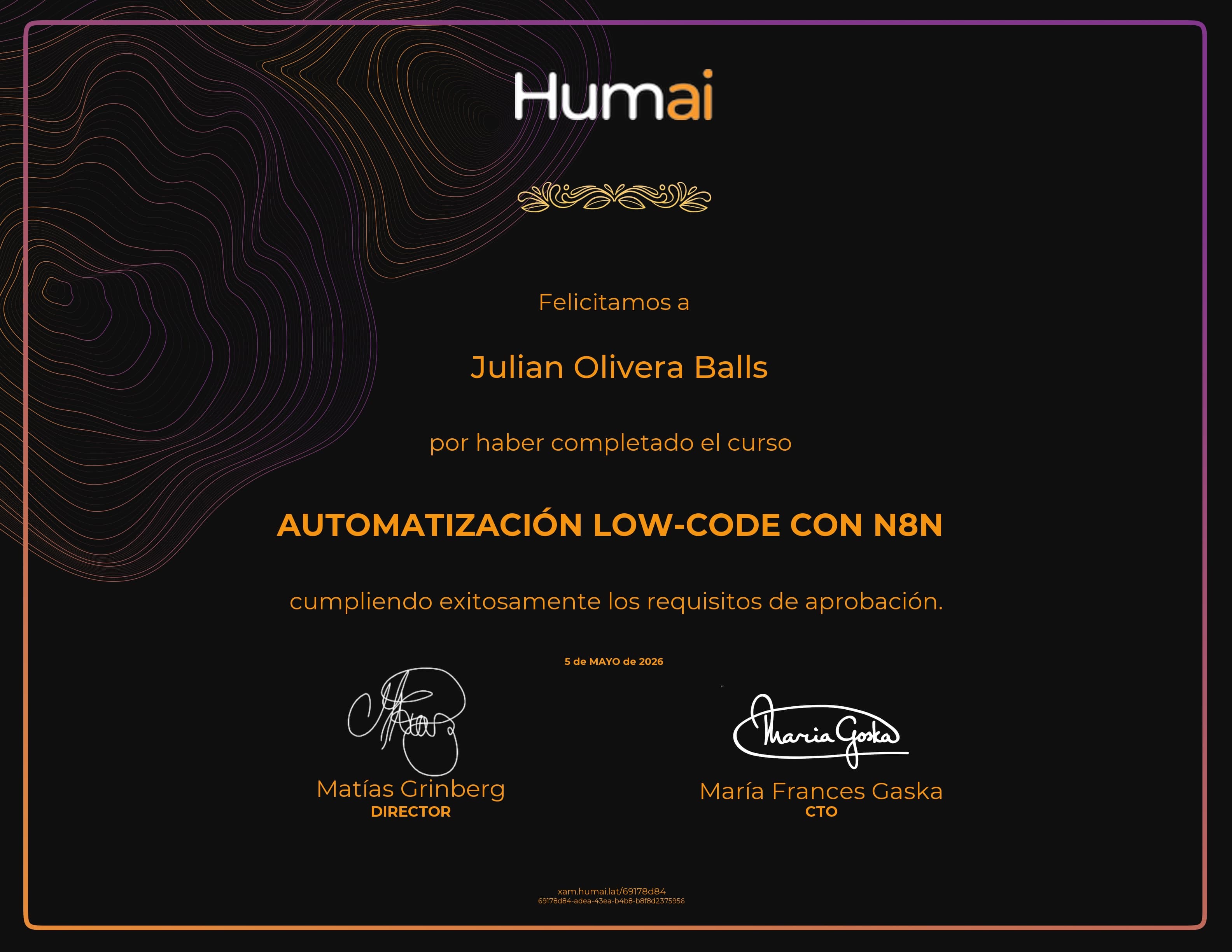 Certificado