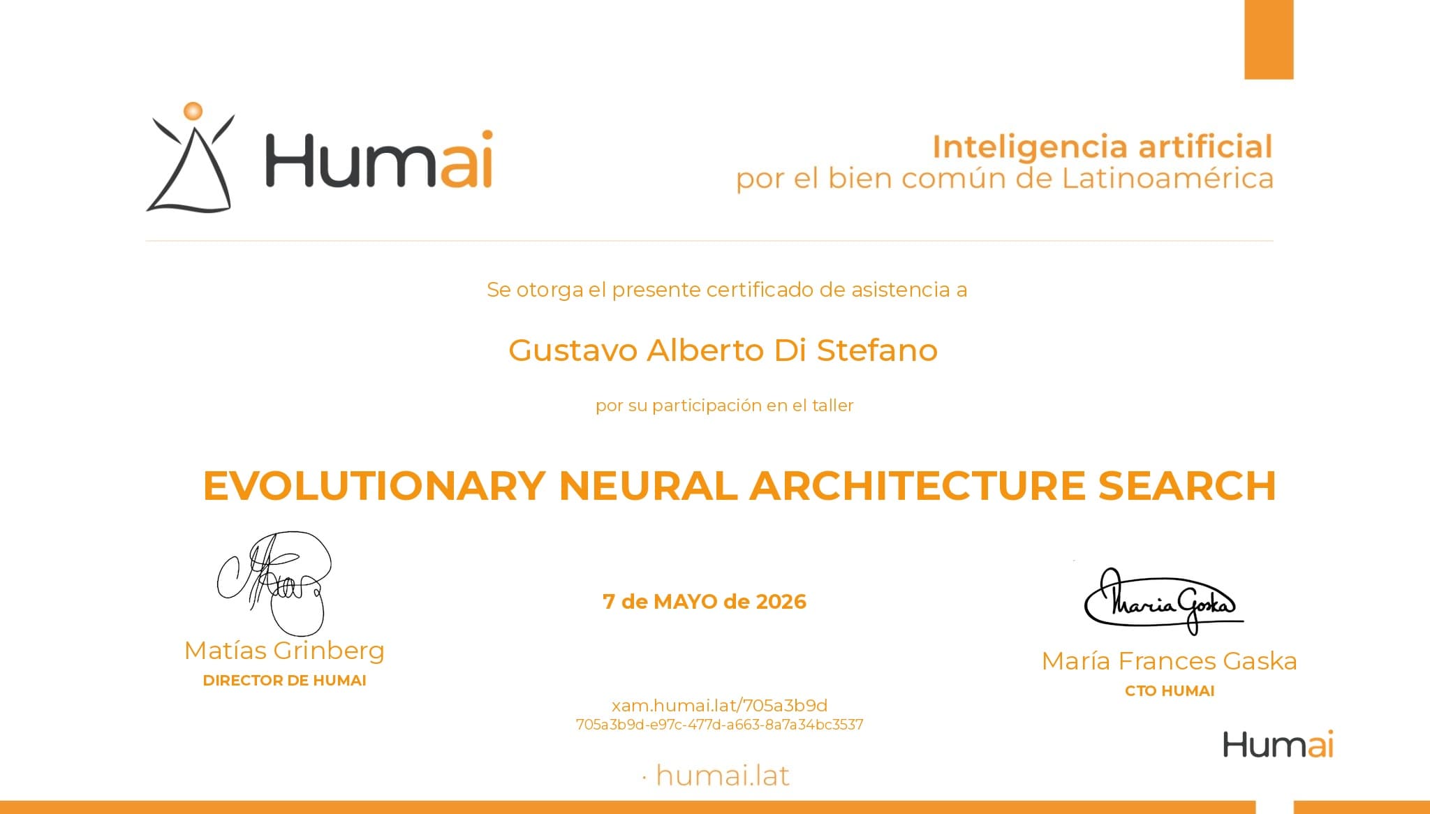 Certificado