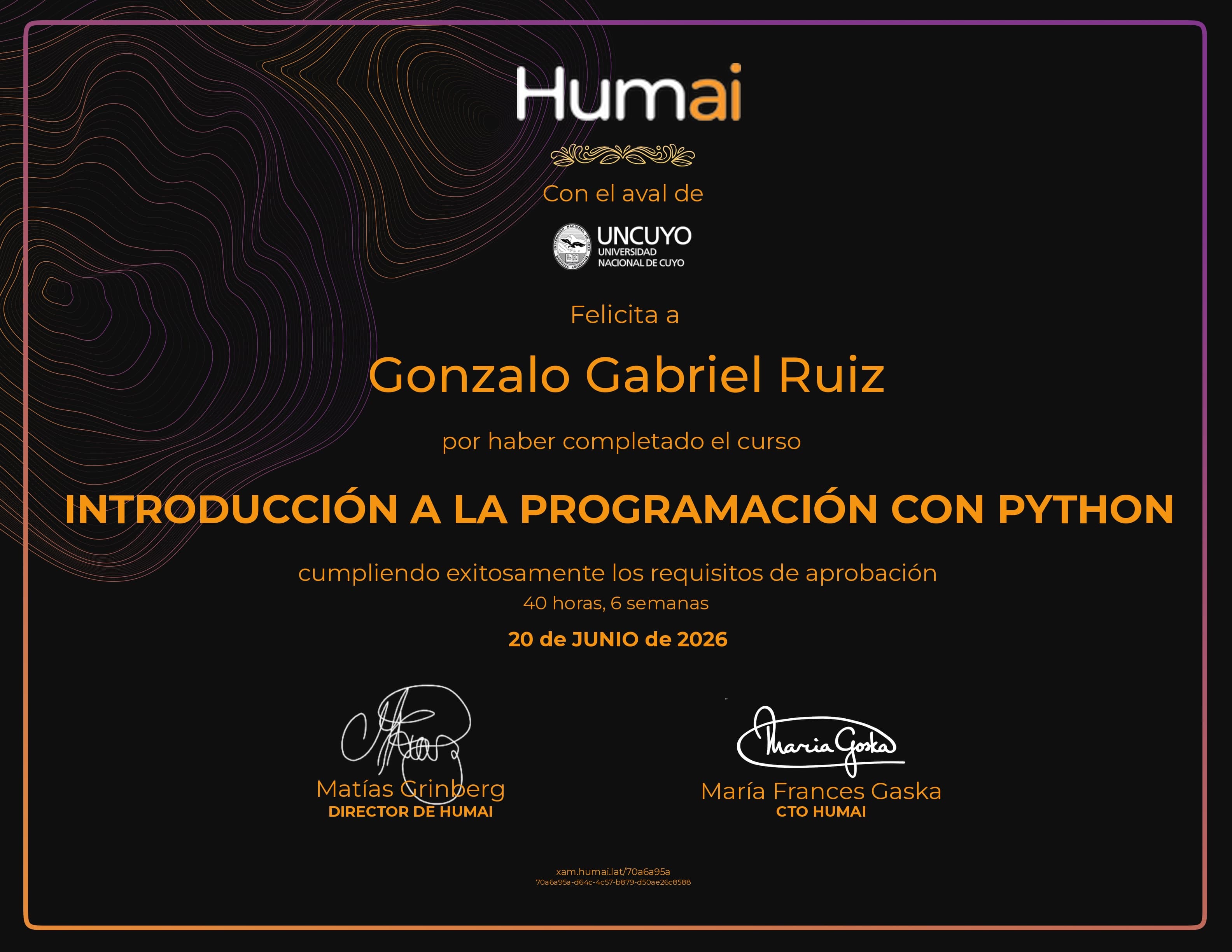 Certificado