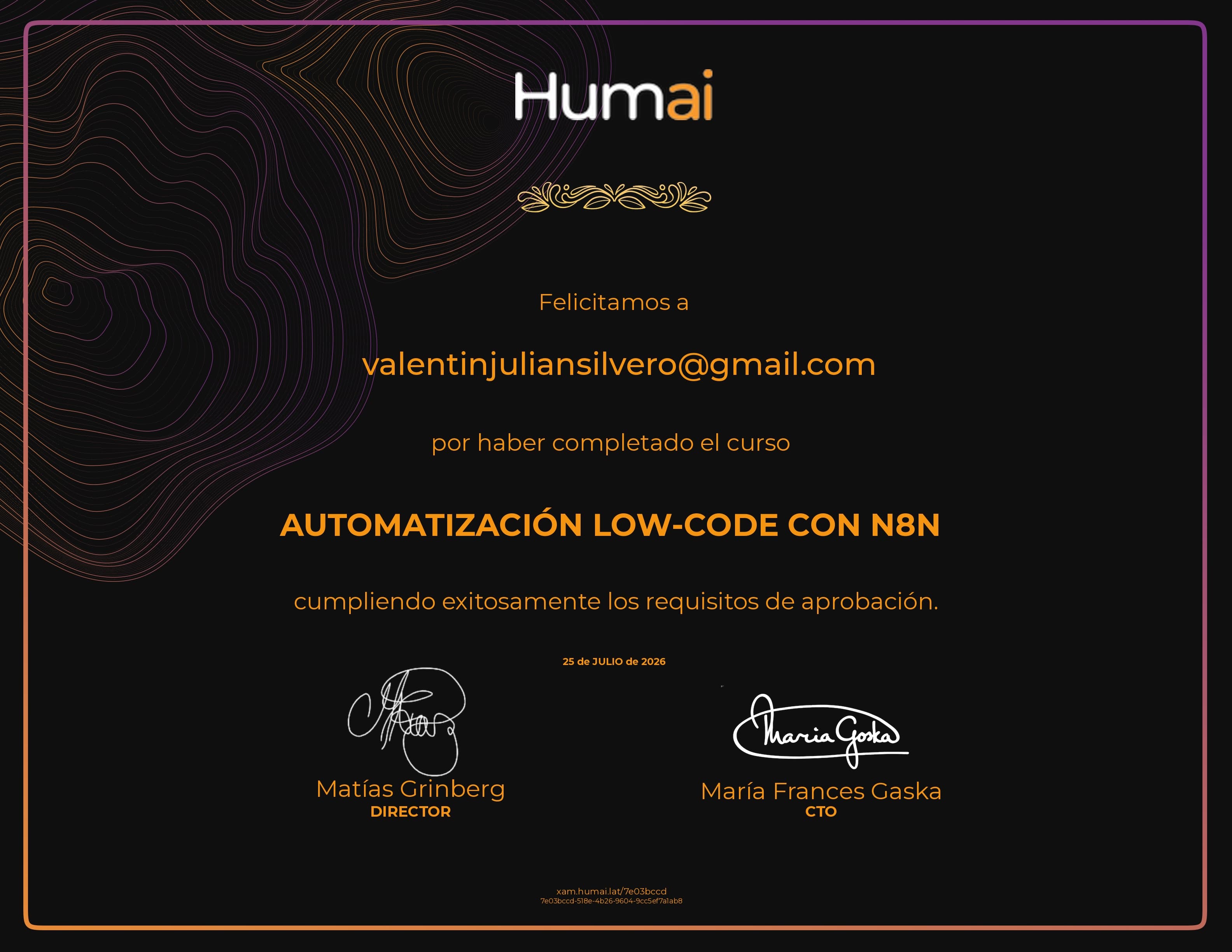Certificado