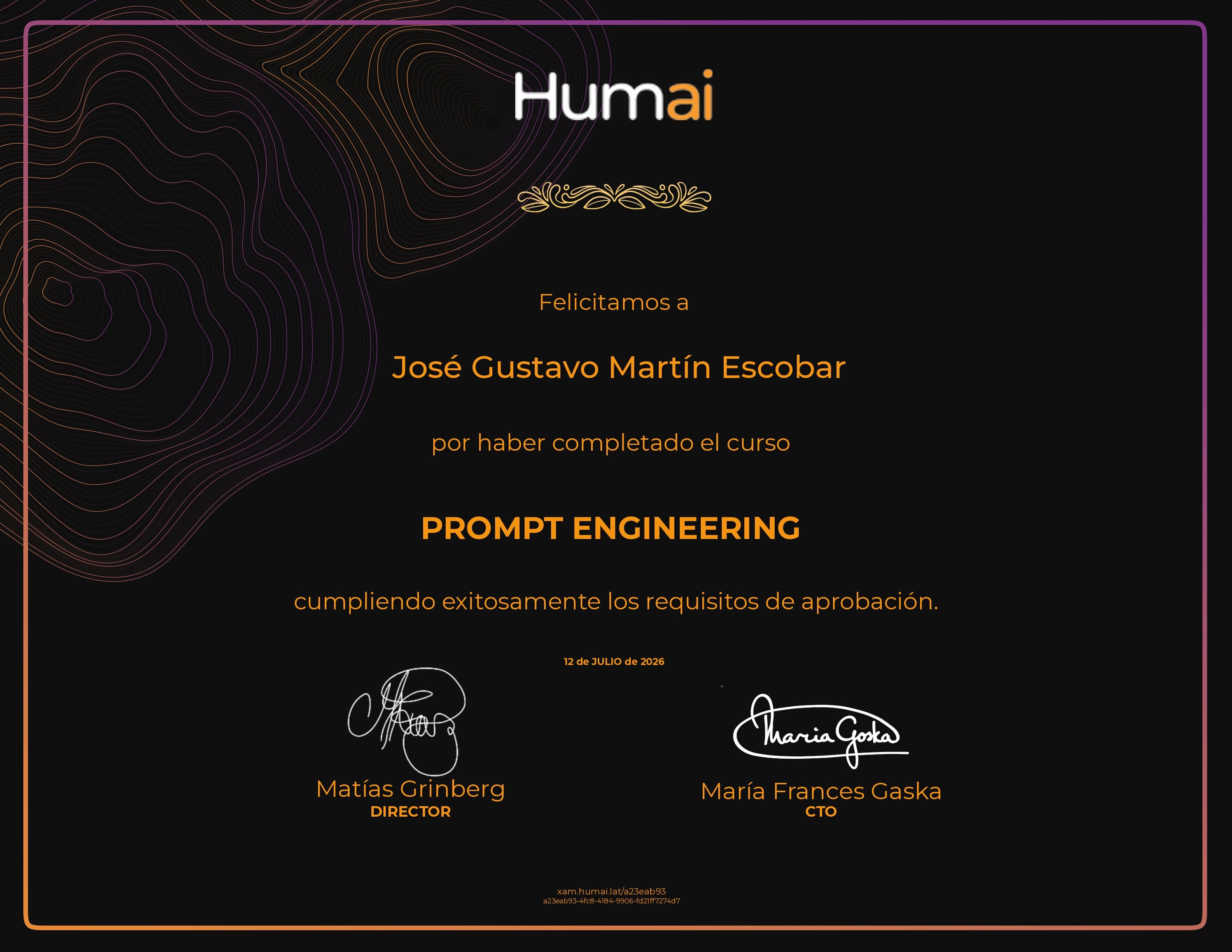Certificado