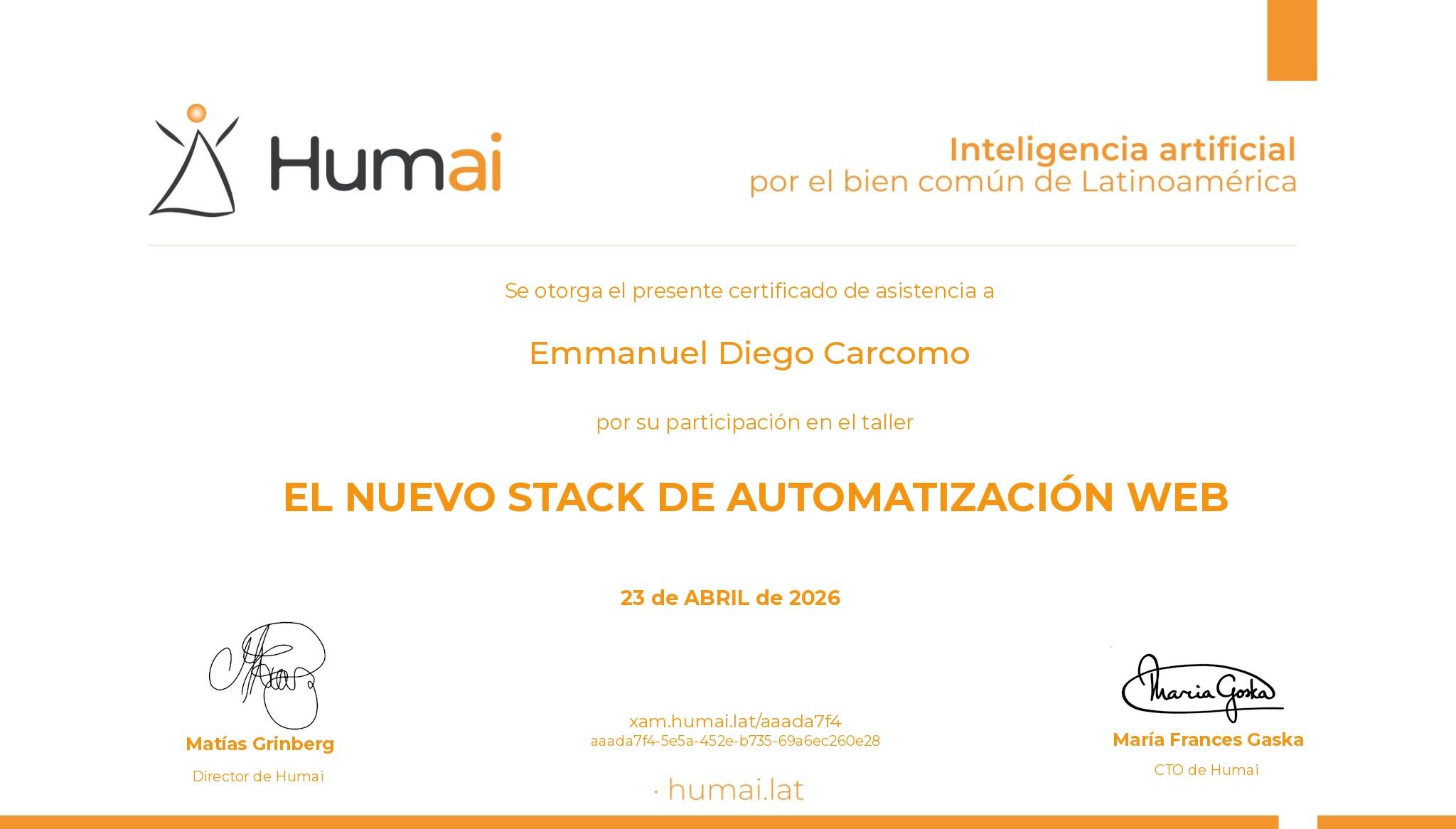 Certificado