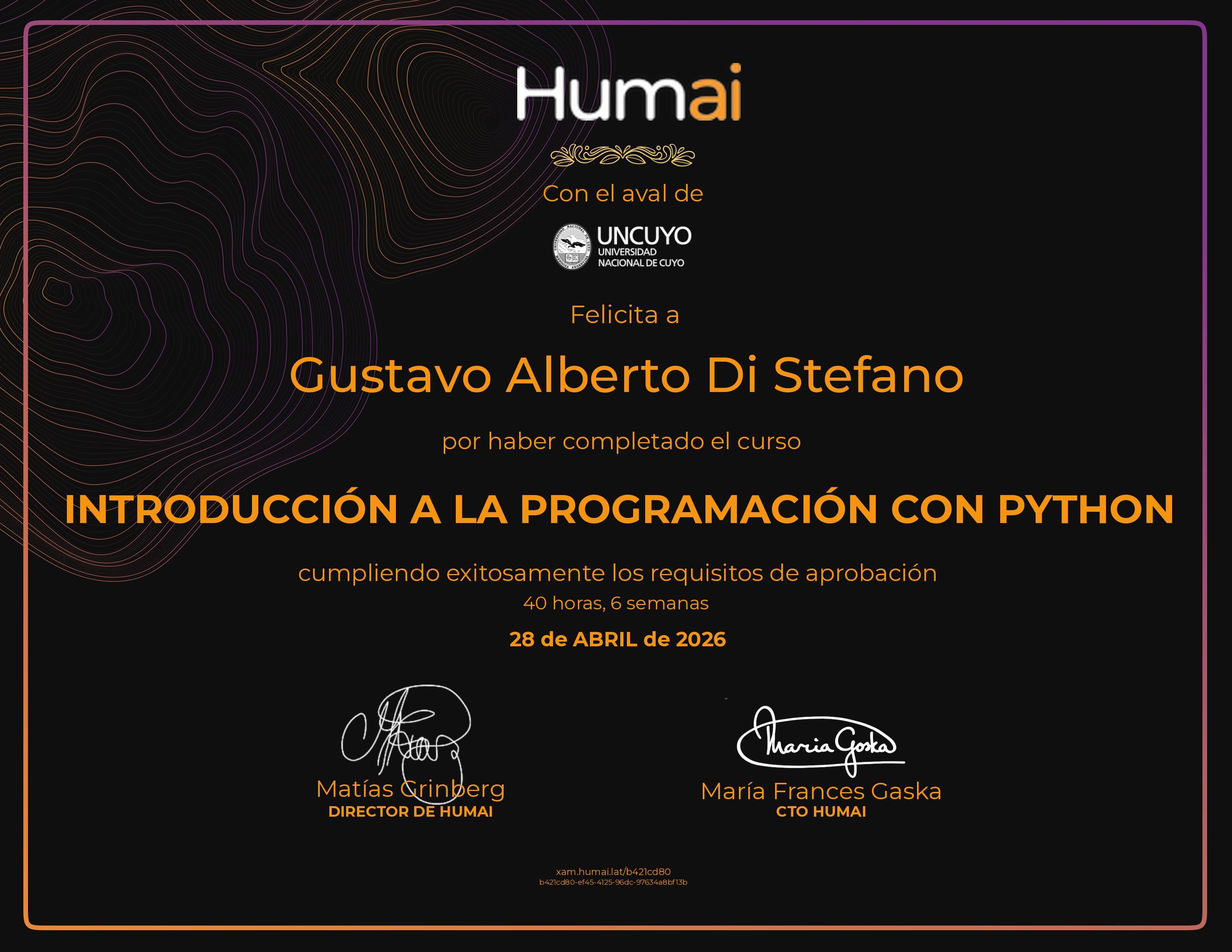 Certificado