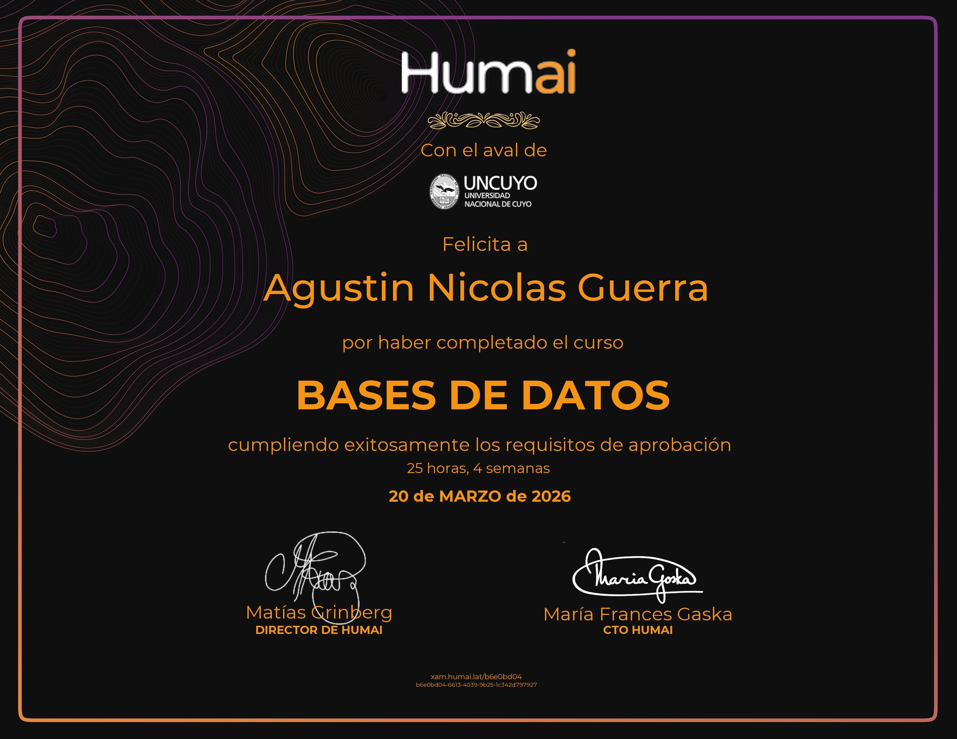 Certificado