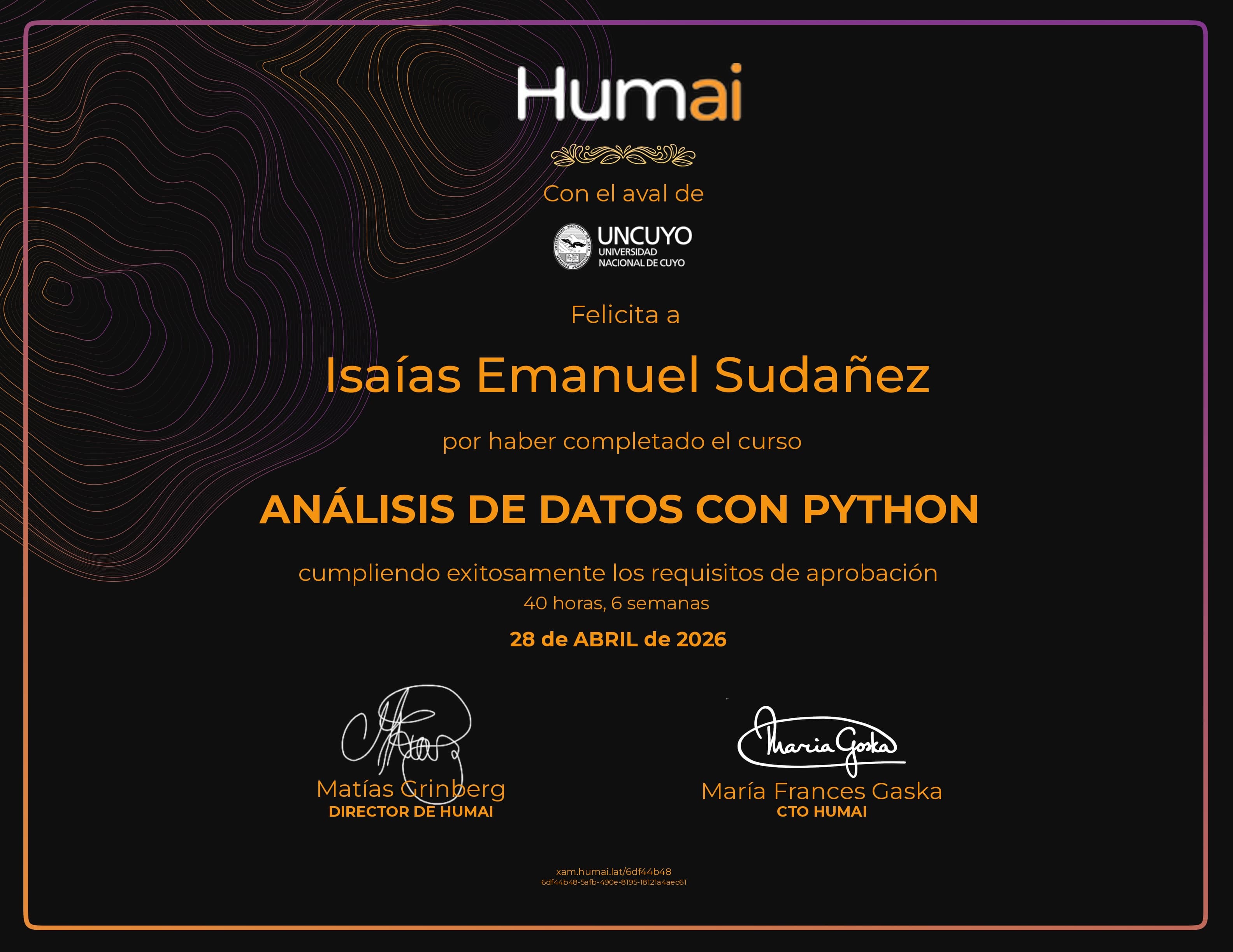 Resultado del examen