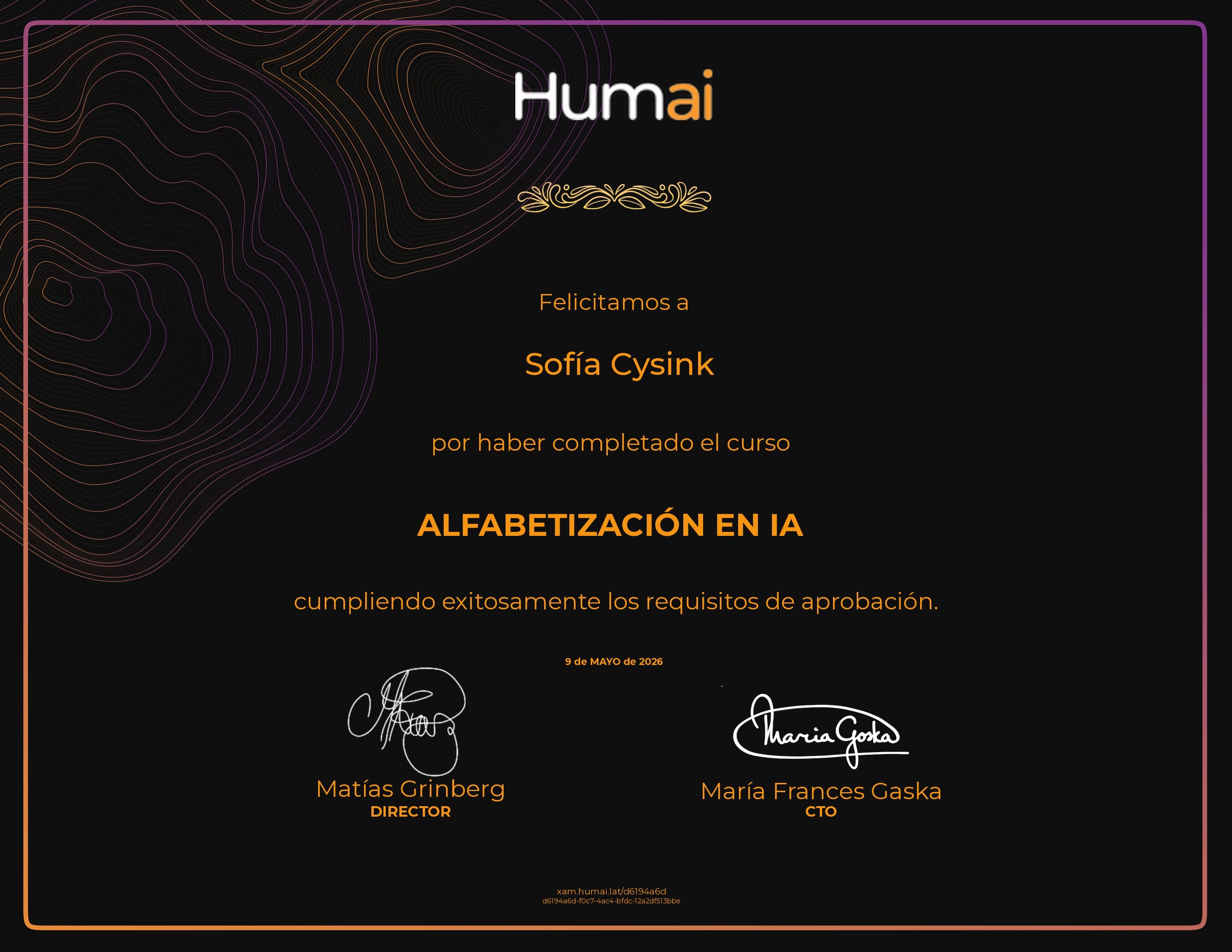 Certificado
