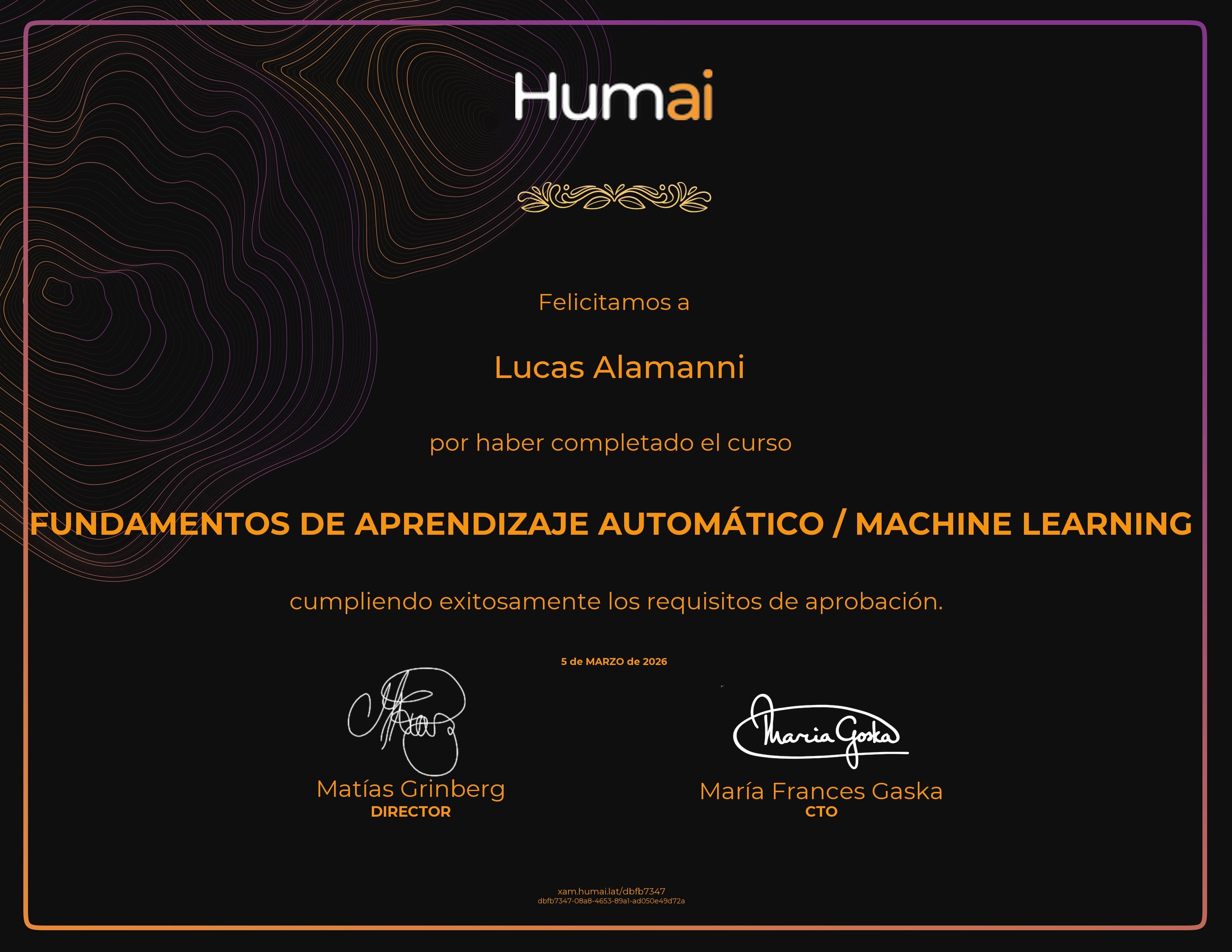 Certificado