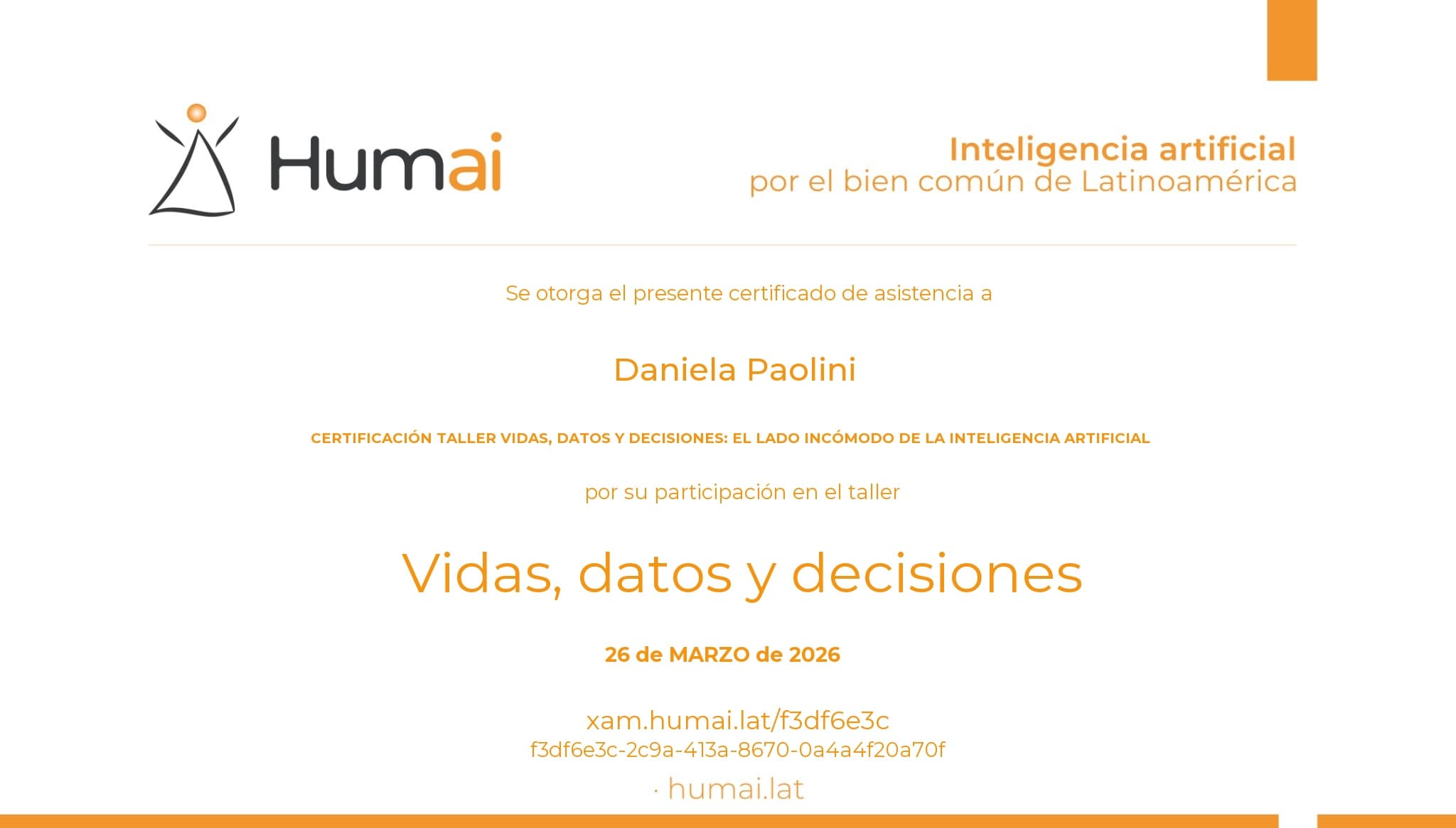 Certificado